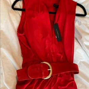 Donna Karen short Red dress